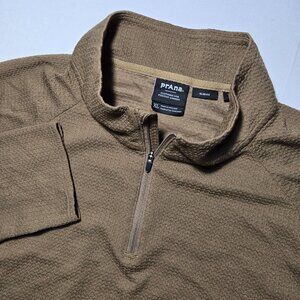 Prana Men's Olive Green Quarter-Zip Pullover